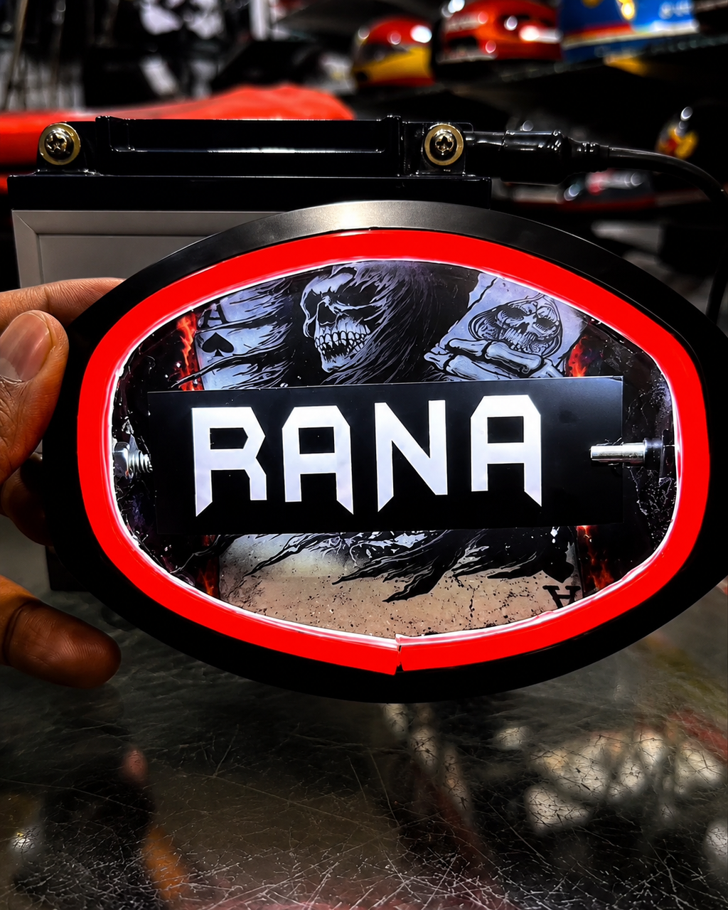 Rotating 2 in 1 Custom name backlights اپنی مرضی کا نام لکھوائیں